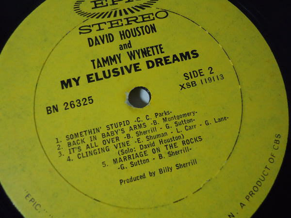 David Houston & Tammy Wynette ‎– My Elusive Dreams